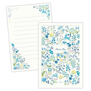 便箋 ハガキ箋 ブルー&ブルー 日本ホールマーク 手紙 葉書箋 おしゃれ グッズ メール便可 シネマコレクション