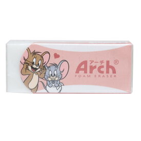 【ポイント10倍 & クーポン！】トムとジェリー 消しゴム Arch消しゴム ハート ワーナーブラザース カミオジャパン ケシゴム 新学期準備文具 小学生 中学生 かわいい キャラクター グッズ メール便可 シネマコレクション