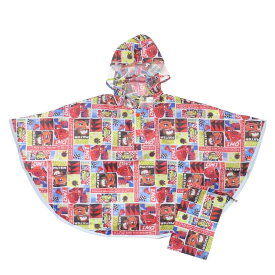 カーズ 子供用 レインウェア キッズレインポンチョ 90cm ディズニー スケーター 子ども用 雨合羽 キャラクター グッズ メール便可 シネマコレクション