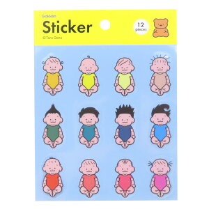 おおのたろう シールシート 透明シール 髪型 学研ステイフル クリアシール 防水 UV加工 グッズ メール便可 シネマコレクション