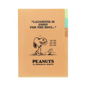 スヌーピー ポケットファイル クリアファイルA5 3P PNAT11 オレンジ ピーナッツ サンスター文具 新学期準備文具 キャラクター グッズ メール便可 シネマコレクション