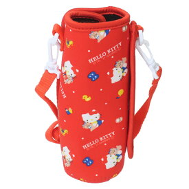 【ポイント10倍 & クーポン！】ハローキティ ペットボトルホルダー ウエット生地ボトルカバー 80'S サンリオ スケーター 子供 遠足 キャラクター グッズ メール便可 シネマコレクション