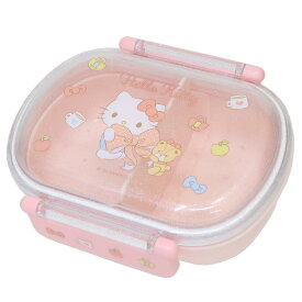 【ポイント10倍 & クーポン！】ハローキティ お弁当箱 抗菌食洗器対応ふわっとフタタイトランチボックス360ml 360ml ビックリボン サンリオ スケーター 一段ランチボックス キャラクター グッズ シネマコレクション