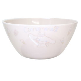 【ポイント10倍 & クーポン！】シナモロール 中鉢 薄肉メラミンボウル のんびりナチュラル サンリオ スケーター お椀 茶わん カップ 軽量 メラミン食器 キャラクター グッズ シネマコレクション