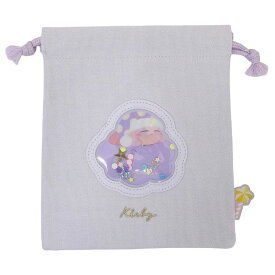 【ポイント10倍 & クーポン！】星のカービィ 巾着袋 巾着 コンフェッティシリーズ スリープカービィ マリモクラフト 小物入れ きんちゃくポーチ キャラクター グッズ メール便可 シネマコレクション