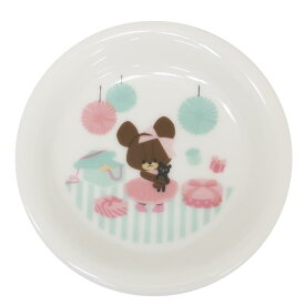 くまのがっこう 小皿 ミニプレート プレゼントフォーミー 金正陶器 食器 絵本キャラクター グッズ シネマコレクション