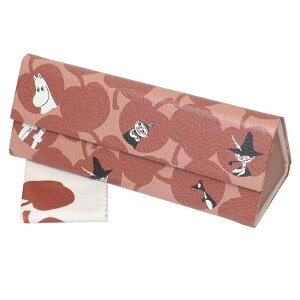 ムーミン 眼鏡ケース クロス付き折りたたみメガネケース リンゴ畑 北欧 カミオジャパン ハードタイプ プレゼント キャラクター グッズ シネマコレクション