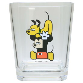 DISNEYx松本セイジ プラカップ スクエアアクリルタンブラー ミッキー ディズニー マリモクラフト プラコップ かわいい キャラクター グッズ シネマコレクション