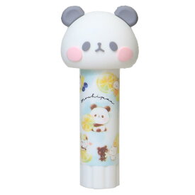 もちもちぱんだ 糊 ダイカットスティックのり れもん カミオジャパン 新学期準備文具 かわいい グッズ シネマコレクション