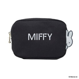 【最大1000円OFFクーポン！】スクエアポーチ コスメポーチ ミッフィー MIFFY BIG NAME ディックブルーナ エフエービージャパン 小物入れ メイクポーチ 絵本