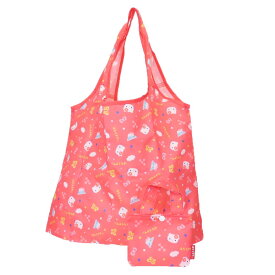 【ポイント10倍 & クーポン！】ハローキティ エコバッグ 折りたたみショッピングバッグ 水玉模様 サンリオ ジェイズプランニング お買い物かばん コンパクト キャラクター グッズ メール便可 シネマコレクション