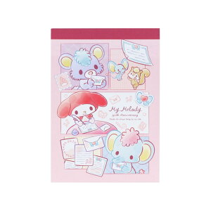 マイメロディ メモ帳 メモミニ ミニミニメモ サンリオ サンスター文具 メモパッド 伝言 キャラクター グッズ メール便可 シネマコレクション