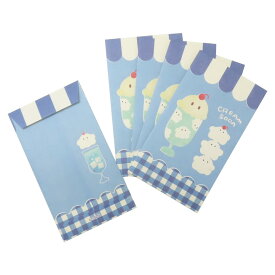 【ポイント10倍 & クーポン！】ふぁな ぽち袋 和紙ポチ袋5枚セット おばけクリームソーダ フロンティア お年玉袋 ミニ封筒 金封 和風文具 かわいい グッズ メール便可 シネマコレクション
