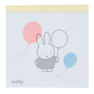 ミッフィー メモ帳 メモパッド スクエア balloon ディックブルーナ Green Flash 新学期準備文具 絵本キャラクター グッズ メール便可 シネマコレクション
