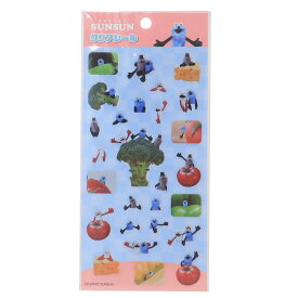 【ポイント10倍 & クーポン！】パペットスンスン シールシート クリアシール 2 PUPPET SUNSUN エンスカイ デコレーション キャラクター グッズ メール便可 シネマコレクション