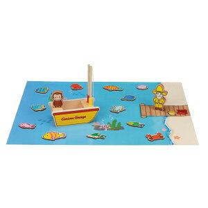 おさるのジョージ おもちゃ さかなつりセット ヴィットハート おもちゃ 室内遊び 子供 絵本キャラクター グッズ シネマコレクション