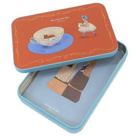 くらはしれい POSTCARD 缶入りポストカード BR 学研ステイフル 小物入れ おしゃれ レトロ ガーリー グッズ シネマコレクション