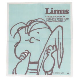 【最大1000円OFFクーポン！】スヌーピー ふきん かや生地ふきん LINUS GR ピーナッツ 大西賢製販 キッチン用品 布巾 キャラクター グッズ メール便可 シネマコレクション