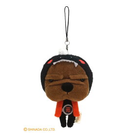 【ポイント10倍 & クーポン！】なぎお マスコットキーホルダー ストラップ スーパーなぎおマン ワルブラック シナダ チャーム ぬいぐるみキーホルダー キャラクター グッズ シネマコレクション