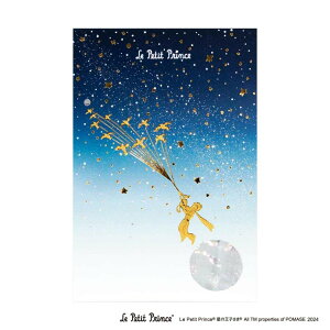 ROKKAKU x Le Petit Prince 星の王子さま POSTCARD ポストカード 1枚入り 渡り鳥 フタバ 箔押し キャラクター グッズ メール便可 シネマコレクション
