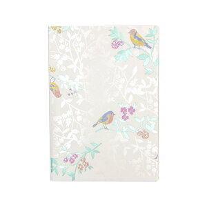 ROKKAKU x misuzu uta みすゞうた A5 ノート A5サイズ無地ノート 私と小鳥と鈴と フタバ 箔押し 金子みすゞ かわいい グッズ メール便可 シネマコレクション