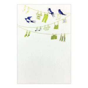 ROKKAKU こよみシリーズ POSTCARD こよみ季節はがき 1枚入り 5月 つばめ フタバ ポストカード 箔押し メッセージカード グッズ メール便可 シネマコレクション
