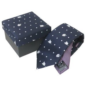 ムーミン ファッション雑貨 ネクタイ BOX入り 北欧 ワタナベ おしゃれ キャラクター グッズ シネマコレクション