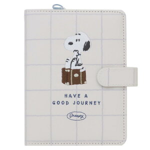 スヌーピー カードケース パスポートケース journey ピーナッツ マリモクラフト 旅行用品 キャラクター グッズ メール便可 シネマコレクション