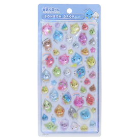 しずくちゃん シールシート ボンボンドロップシール しずくの森のなかまたち クーリア デコレーション デコシール キャラクター グッズ メール便可 シネマコレクション