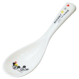ミッキー＆ミニー キッズ食器 レンゲ ディズニー 金正陶器 日本製食器 キャラクター グッズ シネマコレクション