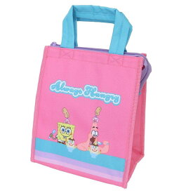 スポンジボブ ランチトート ランチバッグスクエア M Always Hungry 大西賢製販 お弁当かばん 保冷 キャラクター グッズ メール便可 シネマコレクション