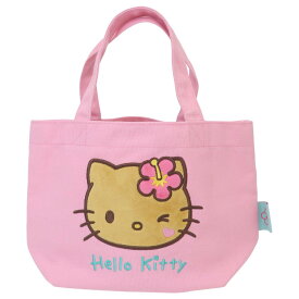 【ポイント10倍 & クーポン！】ハローキティ ランチバッグ ミニトート 日焼けシリーズ ピンク サンリオ ケイカンパニー お弁当かばん キャラクター グッズ メール便可 シネマコレクション