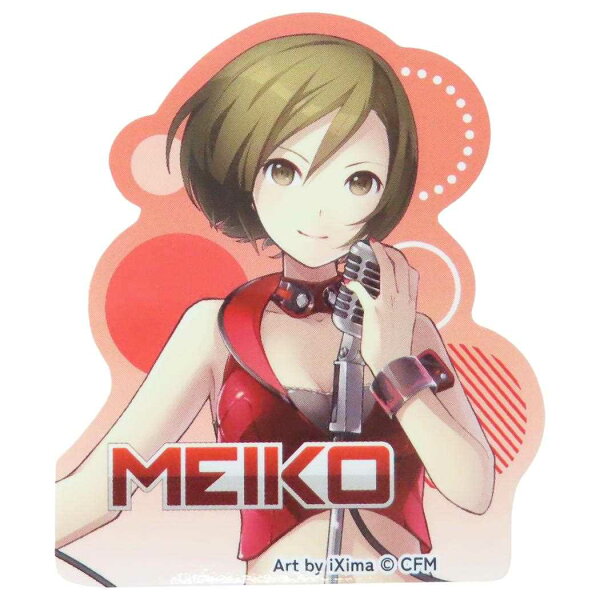 【最大1000円OFFクーポン！】ステッカー ダイカットシール 初音ミク MEIKO ピアプロキャラクターズ ケイカンパニー デコシール スマホステッカー メール便可