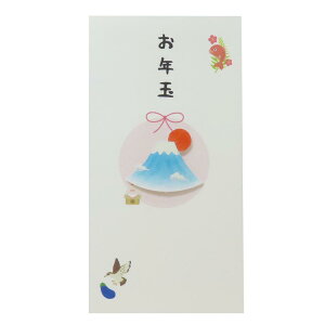 ポチ袋 PCマスコット付きお年玉 和紙ぽち袋 1枚入り お年玉 富士山 伊予結納センター お年玉袋 金封 グッズ メール便可 シネマコレクション