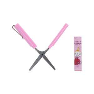 ムーミン コンパクトシザー スティッキールはさみ リトルミイ 北欧 サンスター文具 ハサミ 機能性文具 キャラクター グッズ メール便可 シネマコレクション