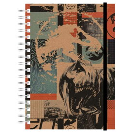 【ポイント10倍 & クーポン！】ジュラシックワールド 復活の大地 リングノート ゴムバンド付きリングノート B6 恐竜 インロック コレクション文具 映画キャラクター グッズ メール便可 シネマコレクション