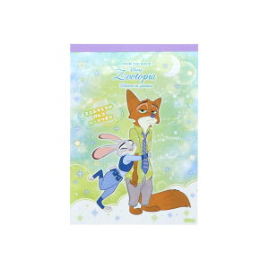 ズートピア メモ帳 メモA6 ゆめかわ! ディズニー サンスター文具 伝言 メモパッド キャラクター グッズ メール便可 シネマコレクション