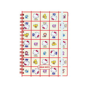 ハローキティ リングノート WリングノートB6 レトロ SC4 サンリオ サンスター文具 新学期準備文具 キャラクター グッズ メール便可 シネマコレクション