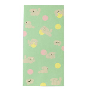 伊予和紙ふわり ぽち袋 和紙ポチ袋大3枚セット わんこ フロンティア お年玉袋 長封筒 金封 和風文具 かわいい 封シール付き グッズ メール便可 シネマコレクション
