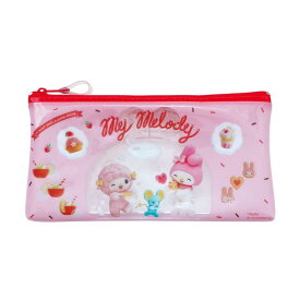 【ポイント10倍 & クーポン！】Netflix マイメロディ＆クロミ ペンポーチ クリアペンケース MM サンリオ エムプラン コスメポーチ 筆箱 キャラクター グッズ メール便可 シネマコレクション