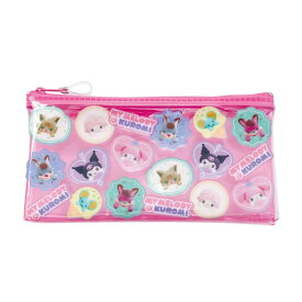 【ポイント10倍 & クーポン！】Netflix マイメロディ＆クロミ ペンポーチ クリアペンケース MM＆KU サンリオ エムプラン コスメポーチ 筆箱 キャラクター グッズ メール便可 シネマコレクション