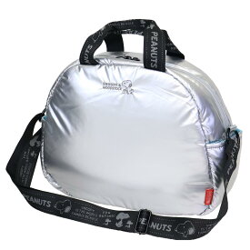 【ポイント10倍 & クーポン！】スヌーピー ショルダーバッグ IP.MedPadded.Peanuts-0S MEDIUMバッグ s-silver ピーナッツ ルートート 手提げかばん 斜め掛け 肩掛けカバン 2way キャラクター グッズ シネマコレクション