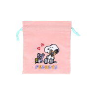 【最大1000円OFFクーポン！】＼期間限定SALE価格／スヌーピー 巾着袋 サガラ刺繍巾着 パステル ピーナッ…