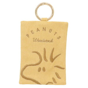 スヌーピー ミニポーチ カラビナ付きミニポーチ ウッドストック Myselect ピーナッツ マリモクラフト 小物入れ キャラクター グッズ メール便可 シネマコレクション