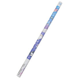 【ポイント10倍 & クーポン！】ゆるいるか えんぴつ ラメ入り鉛筆 2B 丸軸 Night Sea カミオジャパン 新学期準備文具 筆記用具 小学生 かわいい グッズ メール便可 シネマコレクション