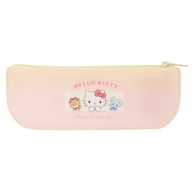【ポイント10倍 & クーポン！】ハローキティ 筆箱 SOFUTTO シリコーンペンポーチ サンリオ ティーズファクトリー 新学期準備文具 ペンケース キャラクター グッズ メール便可 シネマコレクション
