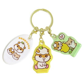 【ポイント10倍 & クーポン！】コロコロクリリン キーリング 3チャームキーホルダー サンリオ ティーズファクトリー アクリルキーホルダー アクキー キャラクター グッズ メール便可 シネマコレクション