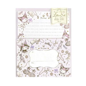 サンリオキャラクターズxたけいみき レターセット 手紙セット ブラックスワン クロミ サンリオ クローズピン 便箋&封筒 キャラクター ガーリーイラスト グッズ メール便可 シネマコレクシ