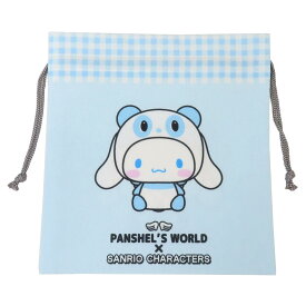 【ポイント10倍 & クーポン！】パンシェルxサンリオキャラクターズ きんちゃく 巾着M パンシェルxシナモロール サンリオ マリモクラフト 小物入れ キャラクター グッズ メール便可 シネマコレクション