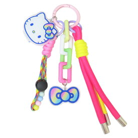 【ポイント10倍 & クーポン！】ハローキティ キーリング ストラップチャーム カラフル サンリオ プチギフト バッグチャーム キャラクター グッズ メール便可 シネマコレクション